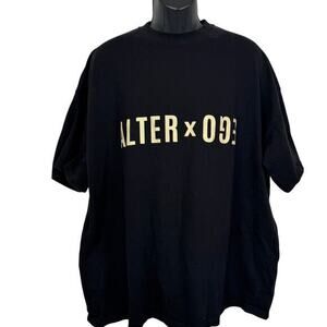 Alter x Ego Heavyweight Logo Short‎ Sleeve Streetwear Tee Size XL